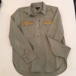 J. Crew 3/4 button down